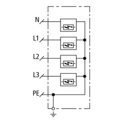 DEHN Kombi-Ableiter DSH ZP B2 TNS 255