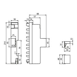 DEHN Kombi-Ableiter DSH ZP B2 TNS 255