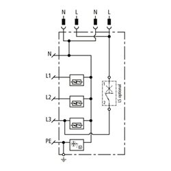 DEHN Kombi-Ableiter DSHZPB2LSGATT255