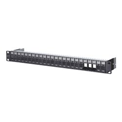BTR NETCOM Modulträger 24 Port sw 1HE 482,6mm(19') 130920-BK-E