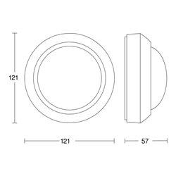 Steinel Bewegungsmelder IS 2360-3 ECO WS