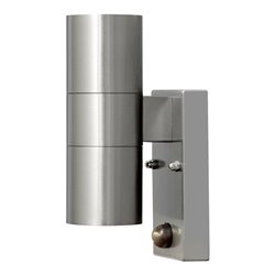 Gnosjö Konstsmide AL Halogen Wandleuchte grau/eds m.BWM GU10 7542-000