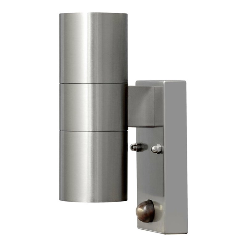 Gnosjö Konstsmide AL Halogen Wandleuchte grau/eds m.BWM GU10 7542-000