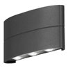 Gnosjö Konstsmide AL LED-Wandleuchte anthrazit, alu 7853-370