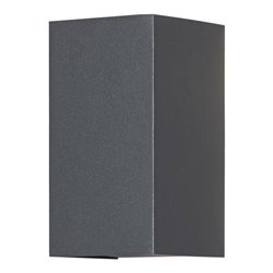 Gnosjö Konstsmide AL LED-Wandleuchte anth/alu lackiert 7871-370