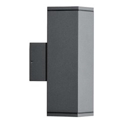 Gnosjö Konstsmide AL Wandleuchte anth-lack/al GU10 halogen 7907-370