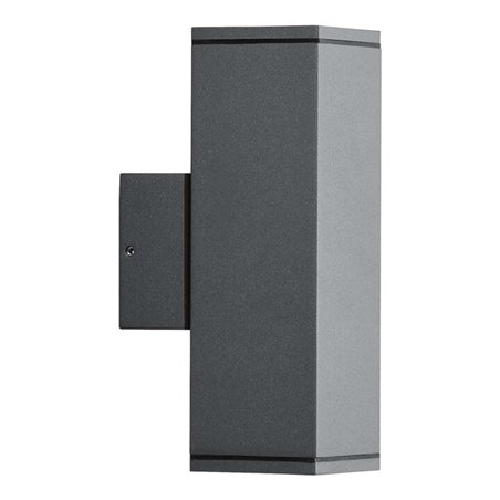 Gnosjö Konstsmide AL Wandleuchte anth-lack/al GU10 halogen 7907-370