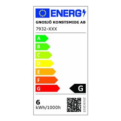 Gnosjö Konstsmide AL LED-Wandleuchte 5W alu 7932-310