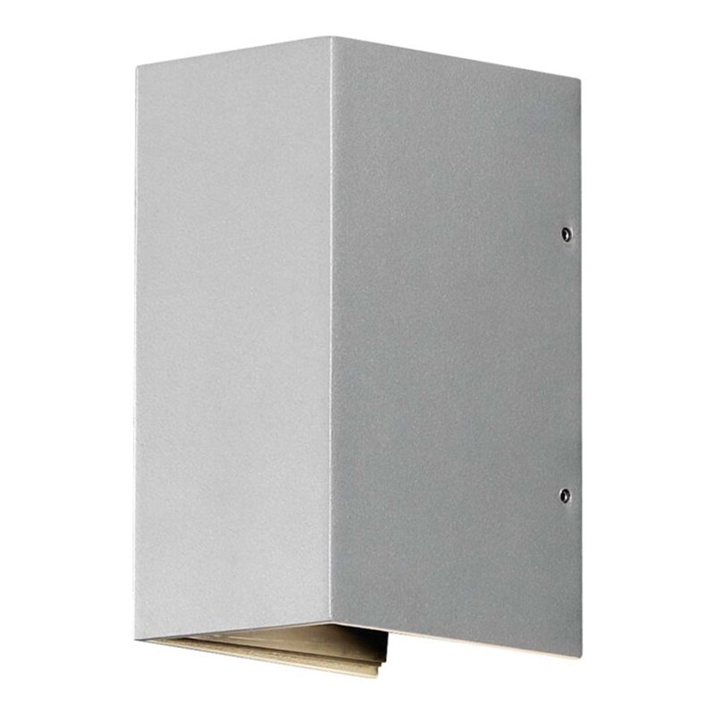 Gnosjö Konstsmide AL LED-Wandleuchte gr/alu Lichtaustr.verstellb 7940-310