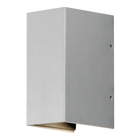 Gnosjö Konstsmide AL LED-Wandleuchte gr/alu Lichtaustr.verstellb 7940-310