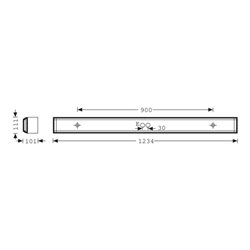 Trilux LED-Wannenanbauleuchte 1200 O 2500-840 ET Montigo6473740