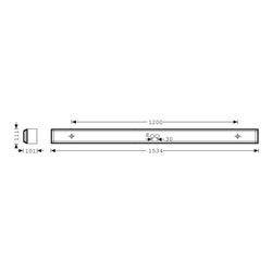 Trilux LED-Wannenanbauleuchte 1500 O 3300-840 ET Montigo6474140