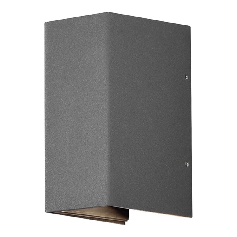 Gnosjö Konstsmide AL LED-Wandleuchte anth/alu Lichtaustr.verstellb 7940-370