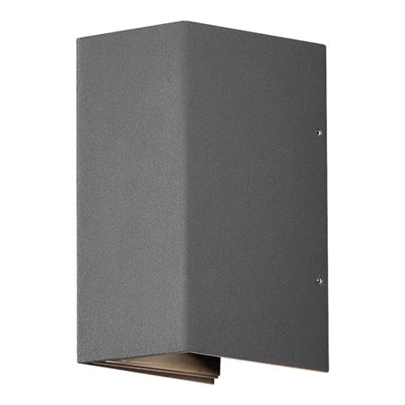 Gnosjö Konstsmide AL LED-Wandleuchte anth/alu Lichtaustr.verstellb 7940-370