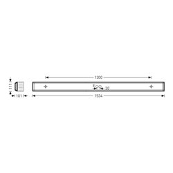 Trilux LED-Wannenanbauleuchte 1500 P 3300-840 ET Montigo6474340