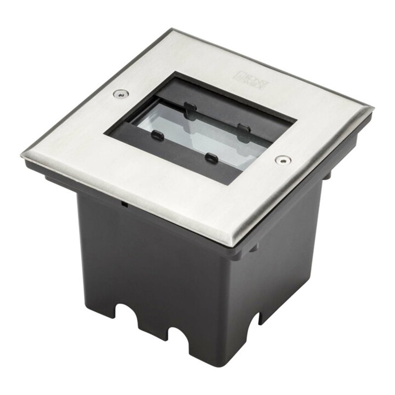 Gnosjö Konstsmide AL LED-Bodeneinbaustrahler grau, edelstahl 7960-310