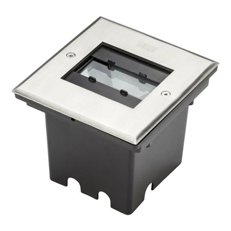 Gnosjö Konstsmide AL LED-Bodeneinbaustrahler grau, edelstahl 7960-310