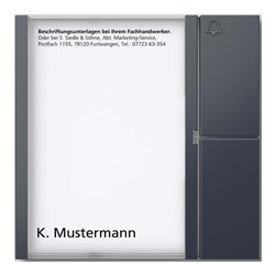 Siedle&Söhne Bus-Tasten-Modul anthrazitgrau BTM 650-01 AG