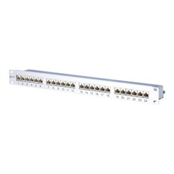 BTR NETCOM 24-Port Panel E-DAT C6A 1HE Alu TN EDATC6A-MP24
