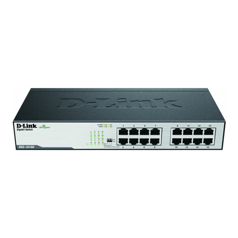 DLink Deutschland 16-Port Gigabit Switch 16x1000MbitTP DGS-1016D/E