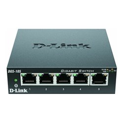DLink Deutschland Gigabit Switch 5-Port Layer 2 DGS-105/E