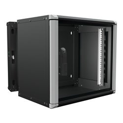 Enoc Wandschrank 9HE 3tlg. sw 19'600x500x535mm Wr2 9-65-S