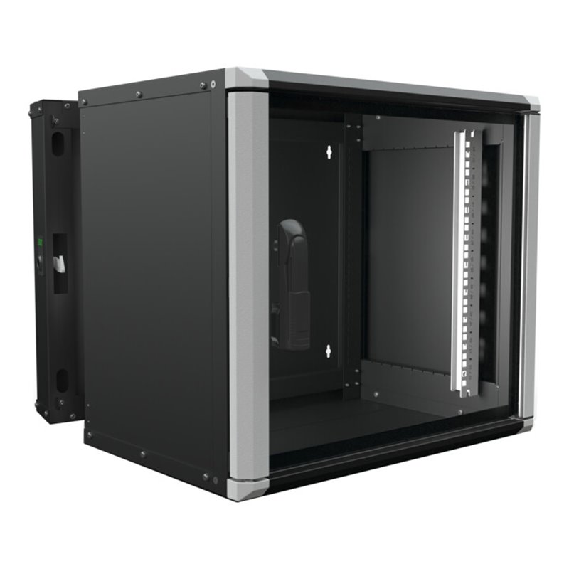 Enoc Wandschrank 9HE 3tlg. sw 19'600x500x535mm Wr2 9-65-S