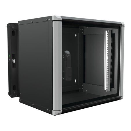 Enoc Wandschrank 9HE 3tlg. sw 19'600x500x535mm Wr2 9-65-S