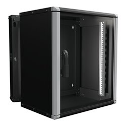 Enoc Wandschrank 12HE 3tlg. sw 19'600x500x668mm Wr2 12-65-S