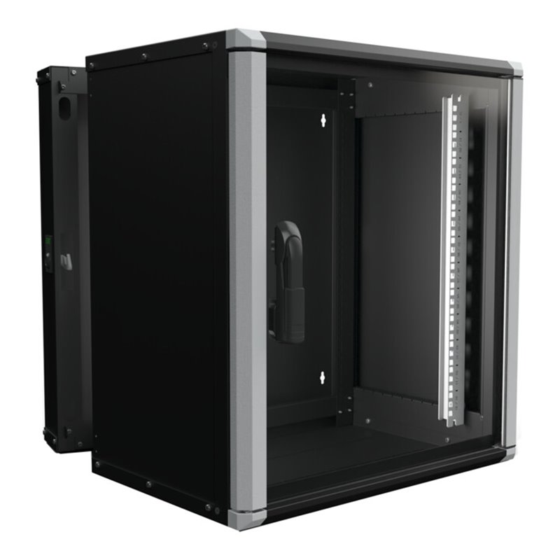 Enoc Wandschrank 12HE 3tlg. sw 19'600x500x668mm Wr2 12-65-S