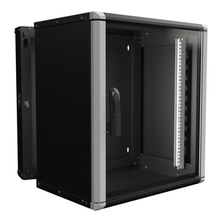 Enoc Wandschrank 12HE 3tlg. sw 19'600x500x668mm Wr2 12-65-S