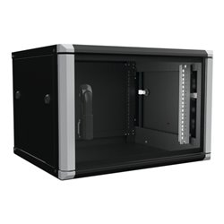 Enoc Wandschrank 6HE 2tlg. sw 19'600x500x334mm W2 6-65-S