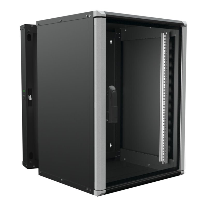 Enoc Wandschrank 15HE 3tlg. sw 19'600x600x801mm Wr2 15-66-S