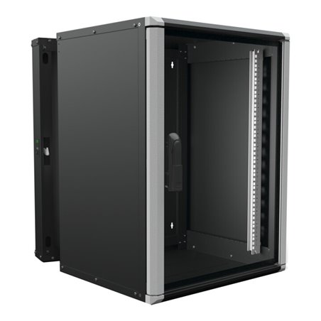 Enoc Wandschrank 15HE 3tlg. sw 19'600x600x801mm Wr2 15-66-S