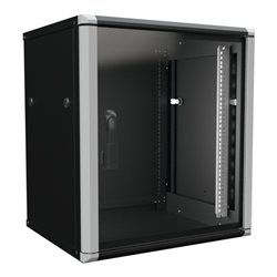 Enoc Wandschrank 12HE 2tlg. sw 19'600x500x668mm W2 12-65-S