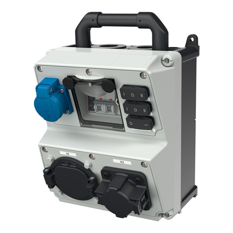 Mennekes E-Mobil. Prüfbox TwInlet Typ F 320013