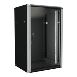 Enoc Wandschrank 18HE 2tlg. sw 19'600x500x934mm W2 18-65-S