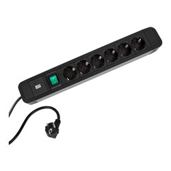 Bachmann Steckdosenleiste Primo 2 6xCEE7/3 2.0m CEE7/7 350.001