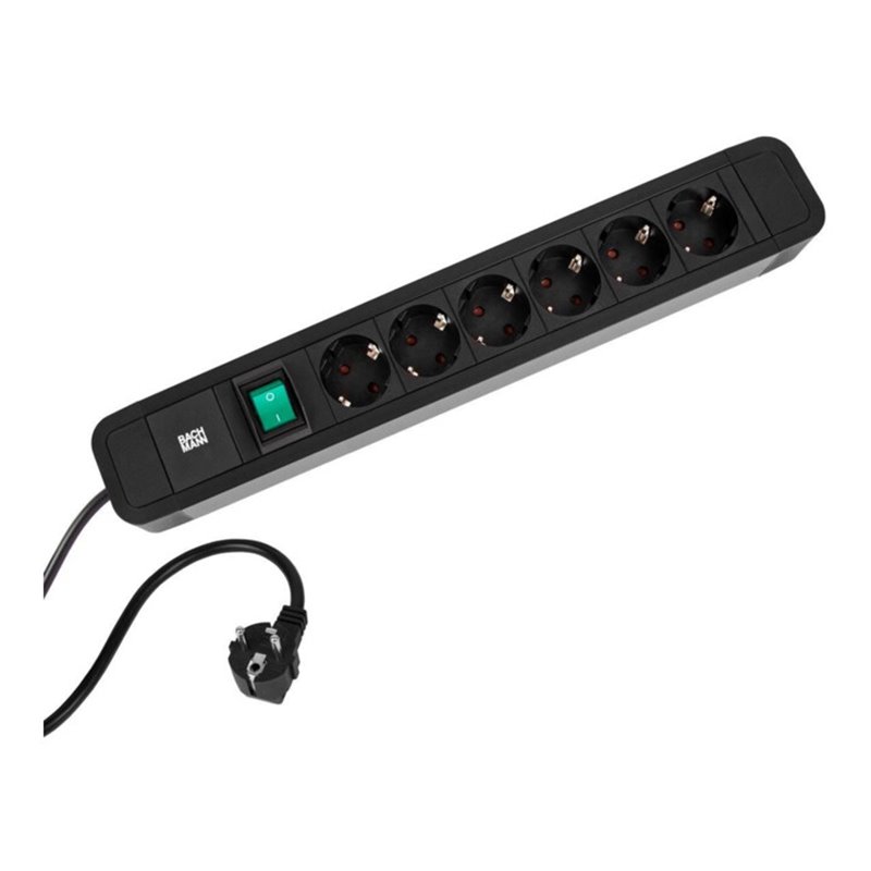 Bachmann Steckdosenleiste Primo 2 6xCEE7/3 2.0m CEE7/7 350.001