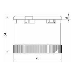 Werma Sirene Dauer/Altern. 24VAC/DC BK 64587075
