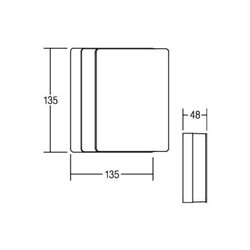Brumberg Leuchten LED-Wandaufbauleuchte 3000K 230V schwarz 10034183