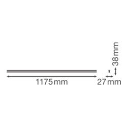 LEDVANCE LED-Lichtleiste 4000K LNCOMPBat120020W4K