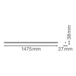 LEDVANCE LED-Lichtleiste 3000K LNCOMPBat150025W3K