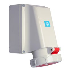 Walther Werke Wandsteckdose 63A 5p. 400V 6h IP67 169