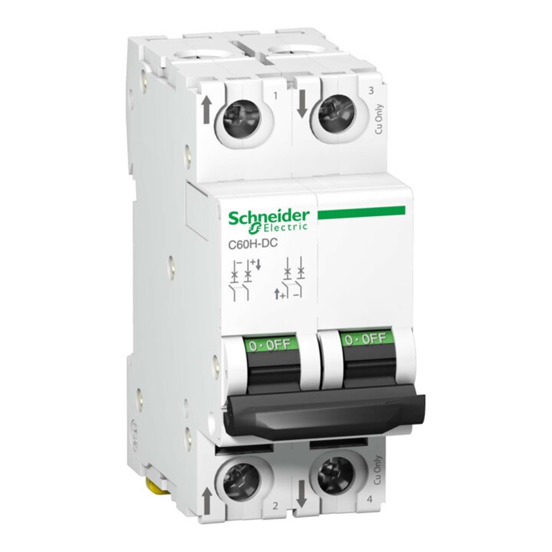 Schneider Electric LS-Schalter 2P 6A C C60H-DC A9N61526