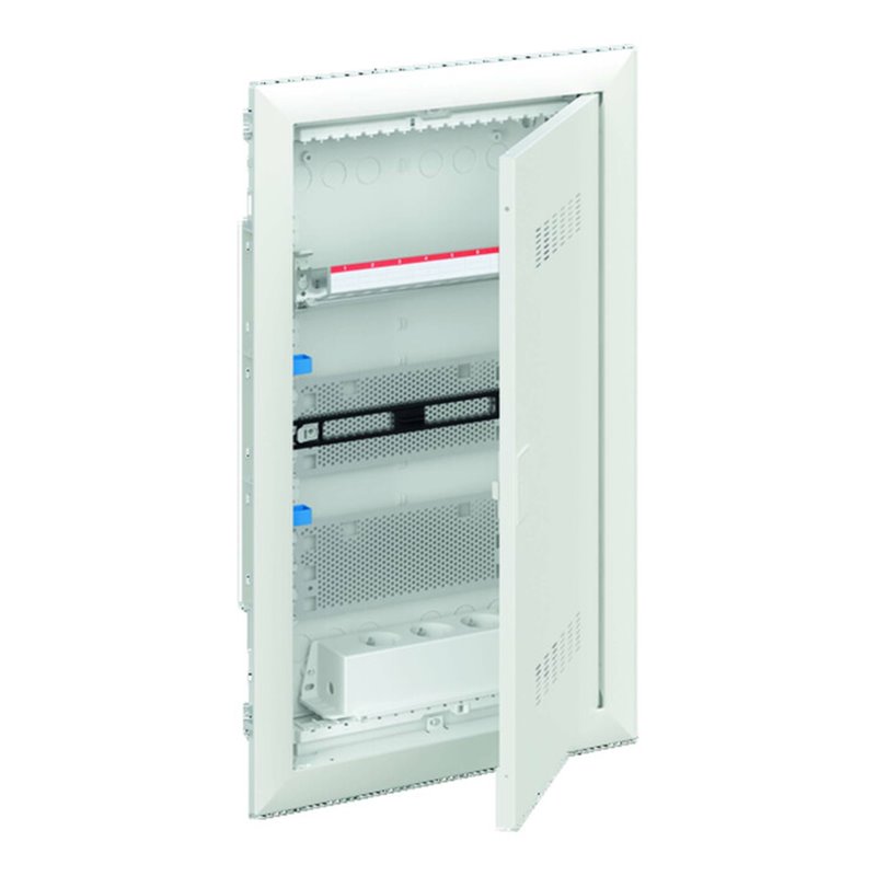 Striebel&John Mediaverteiler 3-reihig m.PatchPanel+Tür UK636MV