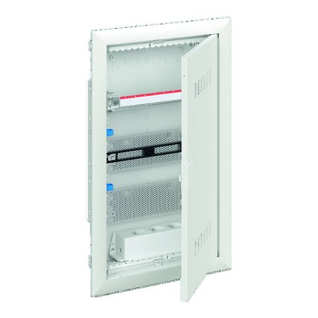 Striebel&John Mediaverteiler 3-reihig m.PatchPanel+Tür UK636MV