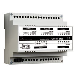 TCS Tür Control Videosignalverteiler 4fach VT04-SG FVY1400-0400