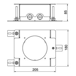 OBO Bettermann Estrichdose für GES R2 UD