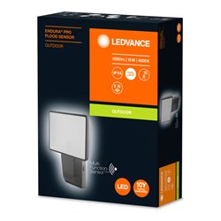 LEDVANCE LED-Strahler mit Sensor 4000K, grau EPROFLOODS154KIP55DG
